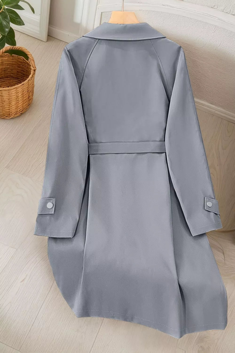 Trenchcoat med slagkrage – bild 15