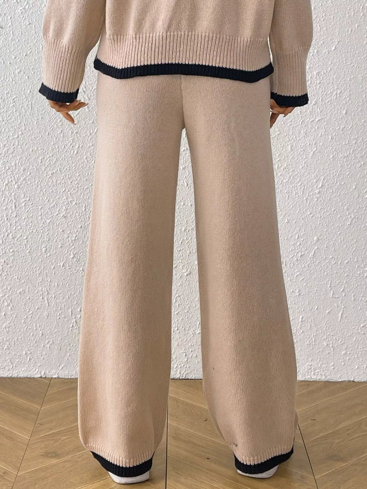 Blommiga byxor med hög midja – bild 5