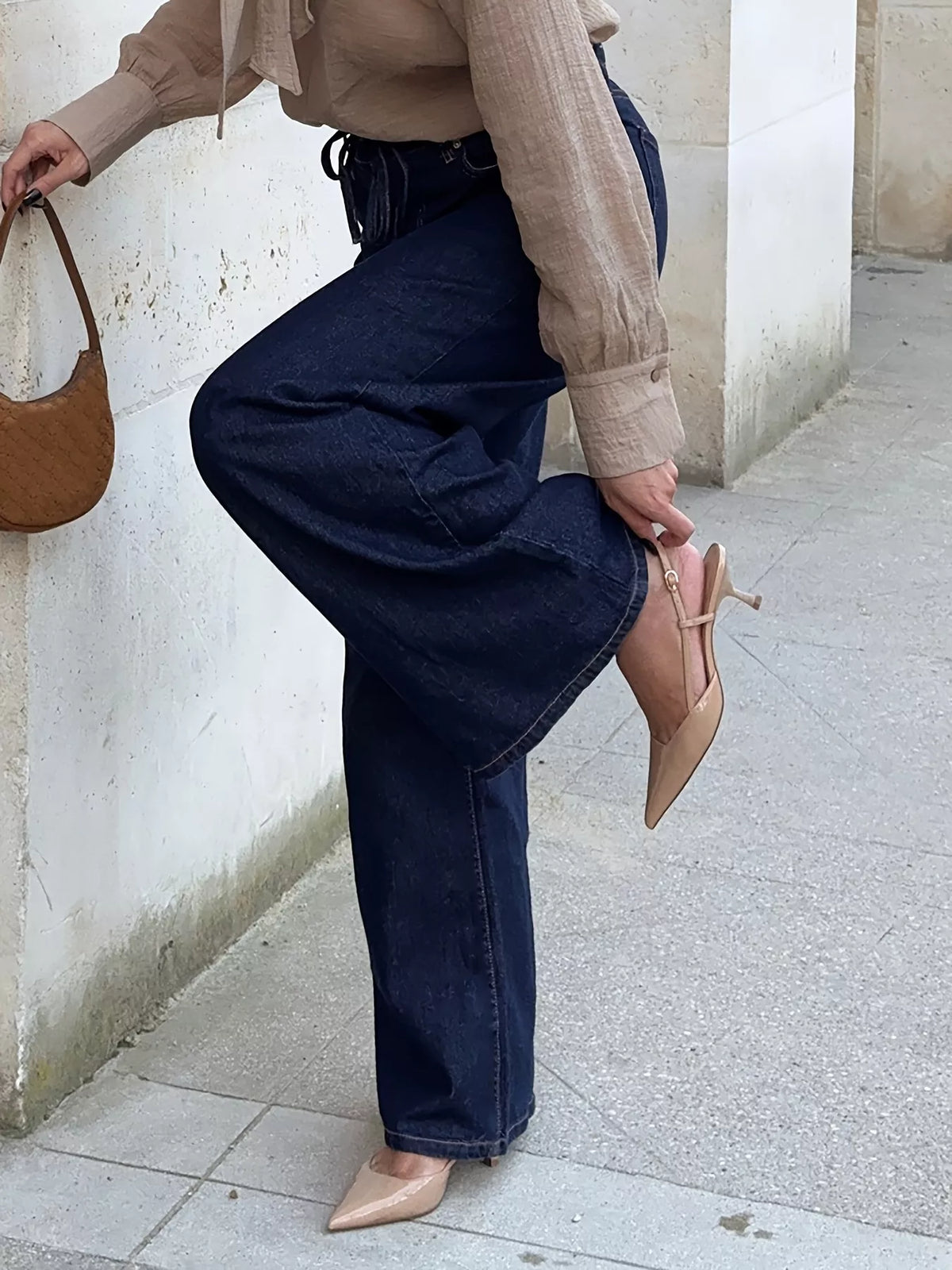 Ledigt sittande jeans – bild 3