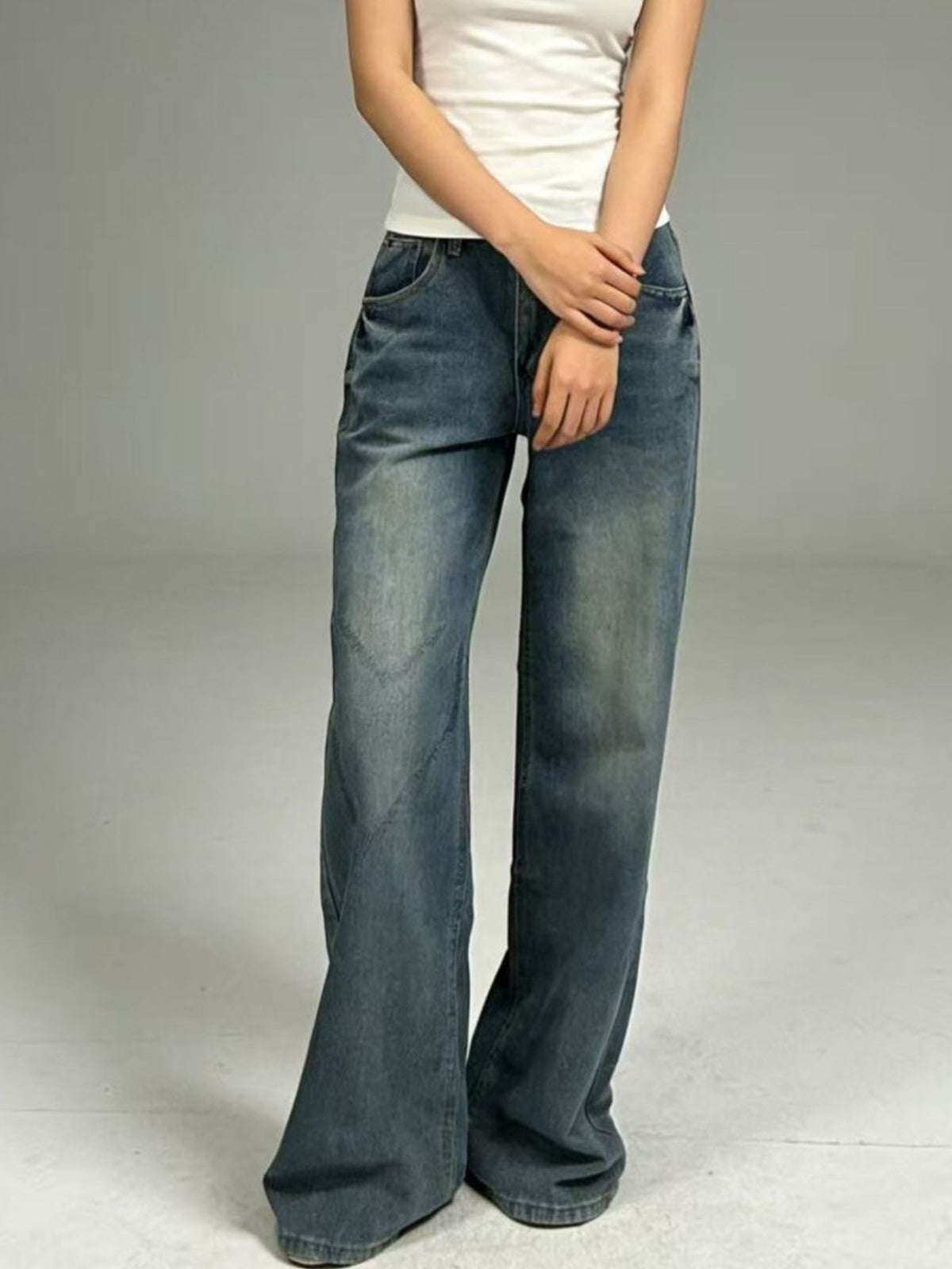 Urtvättade jeans