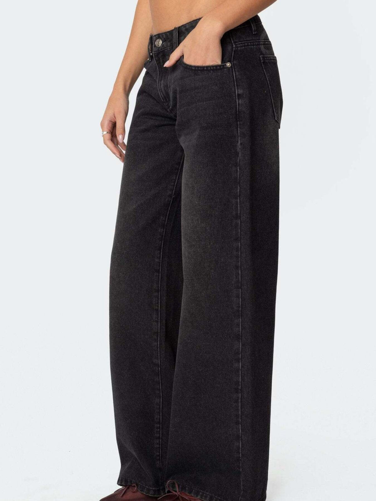 Golvlånga jeans – bild 7