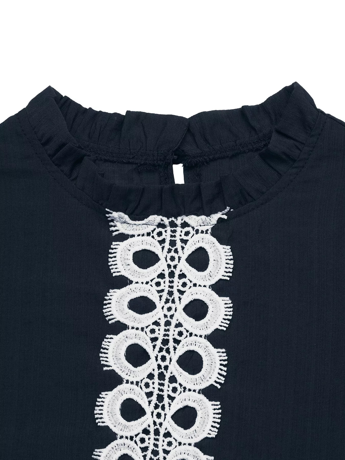 Långärmad blus med knappstängning – bild 8