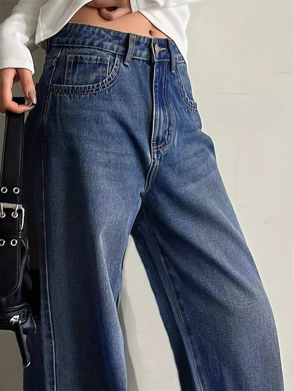 Vida jeans med klassisk tvätt – bild 4