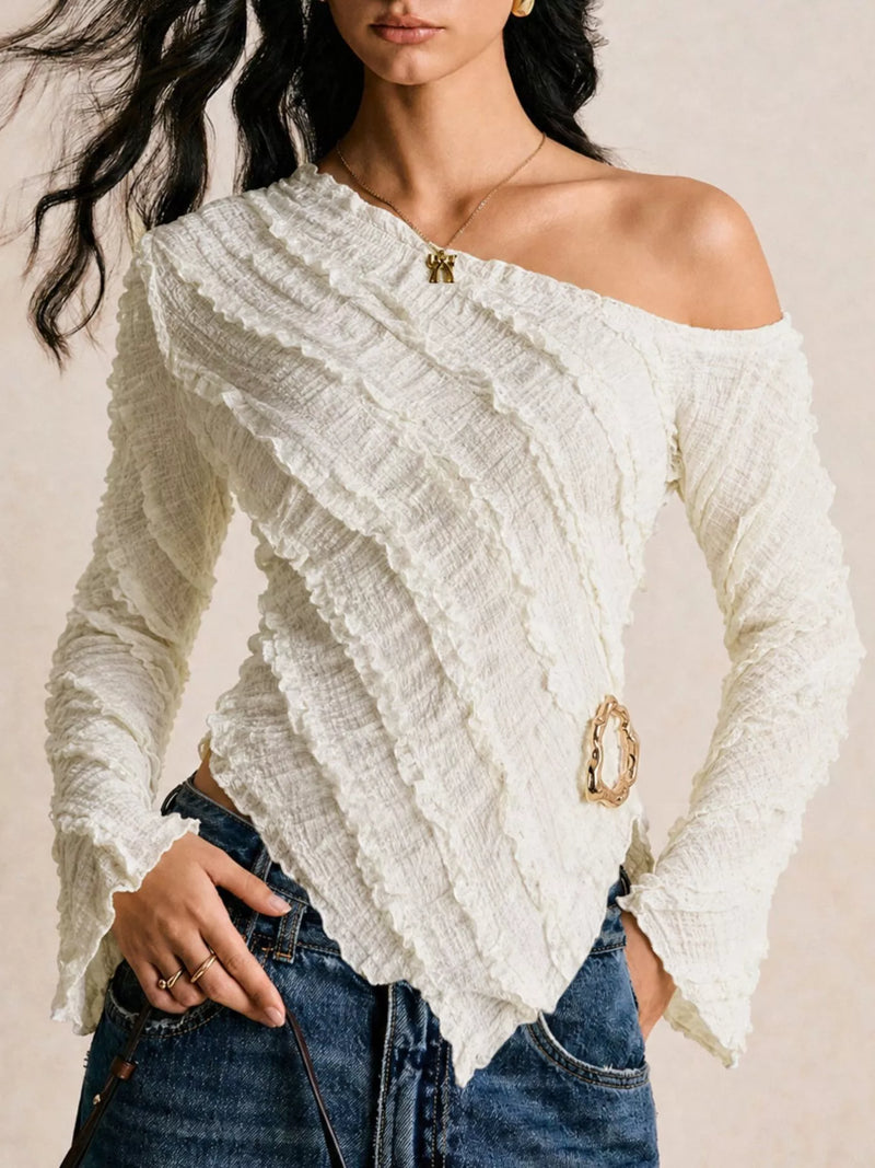 Strukturerad blus