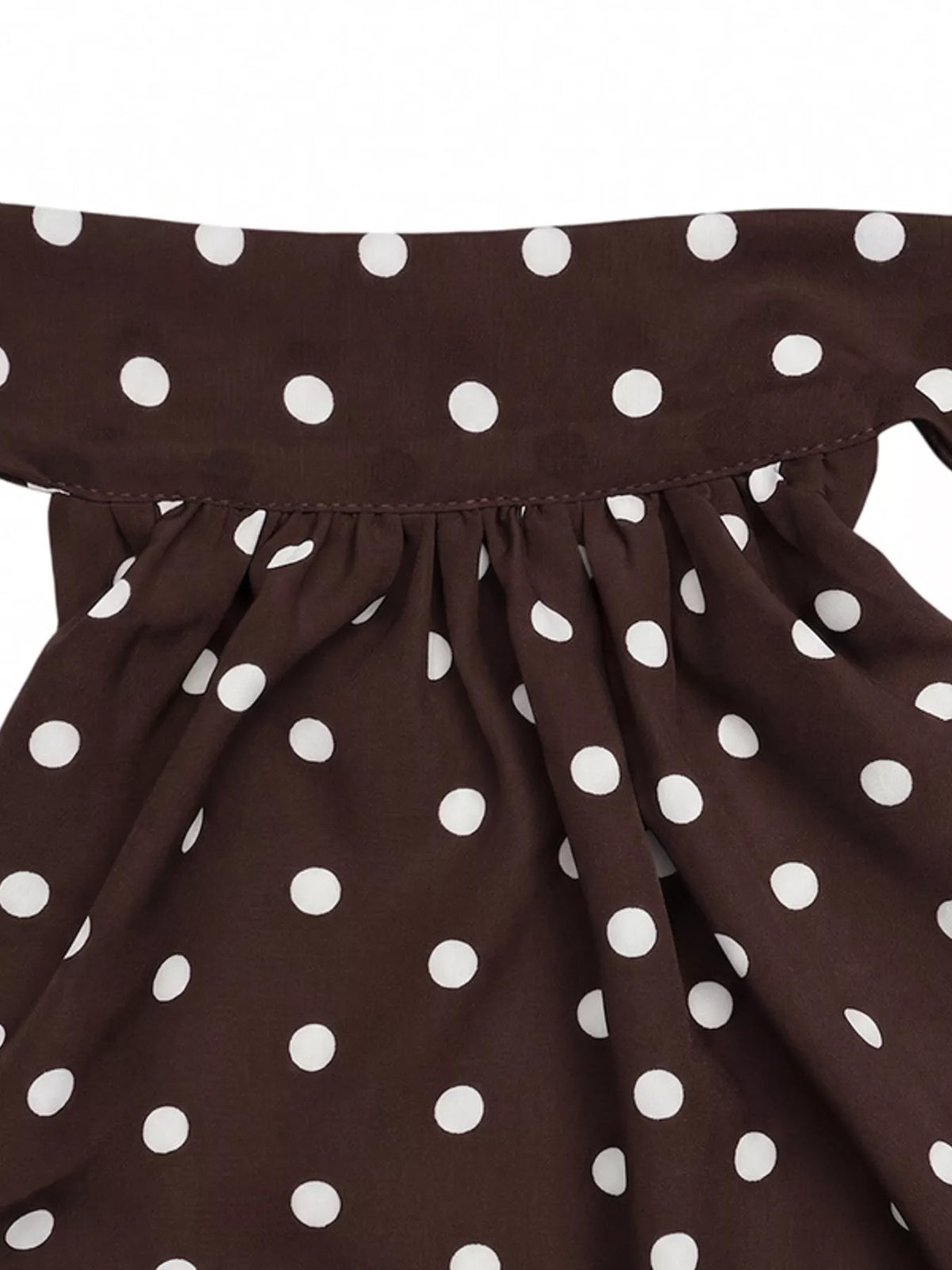Prickig miniklänning med halterneck och knytdetalj i polyester – bild 20