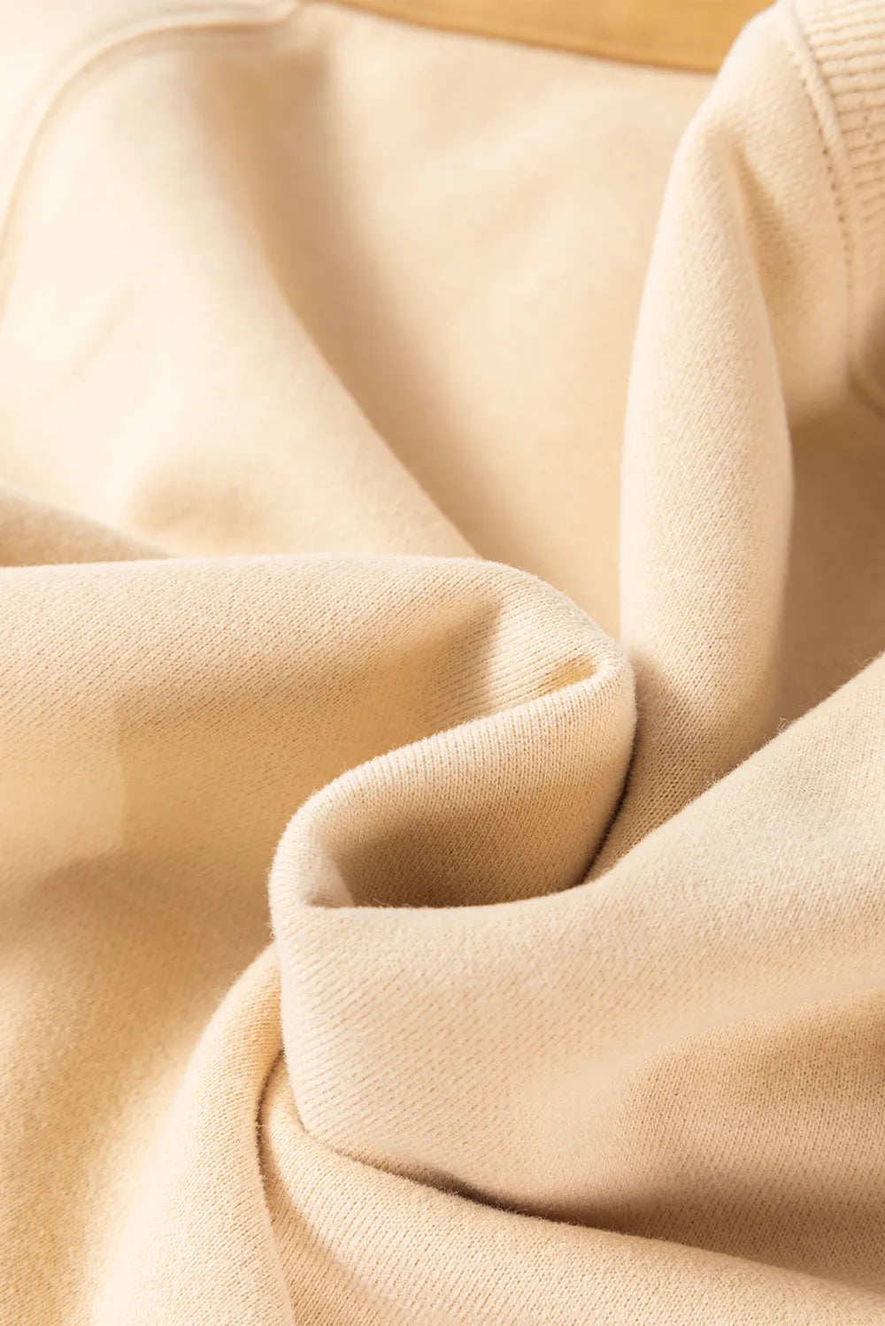 Långärmad sweatshirt med rund halsringning och kontrastsöm – bild 13