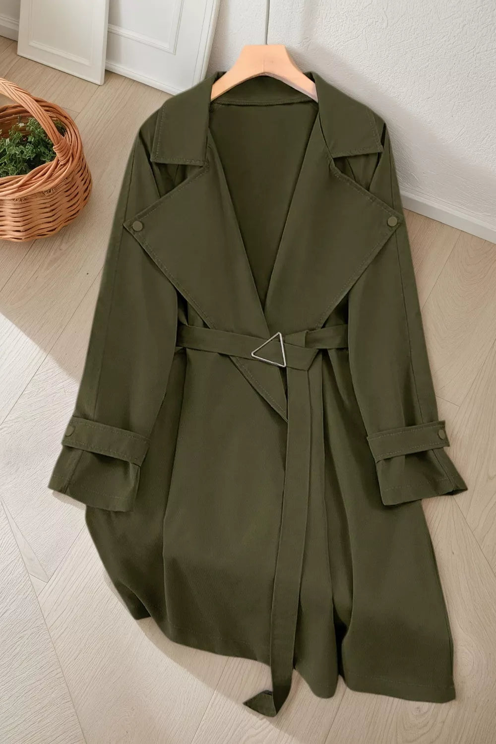 Trenchcoat med slagkrage – bild 6