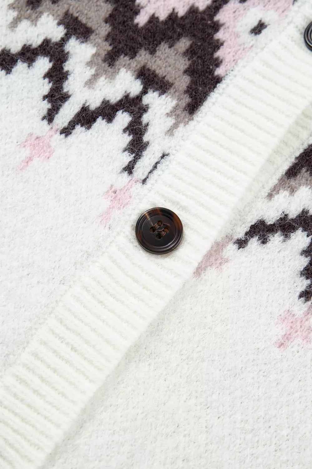 Geometriskt mönstrad cardigan – bild 11