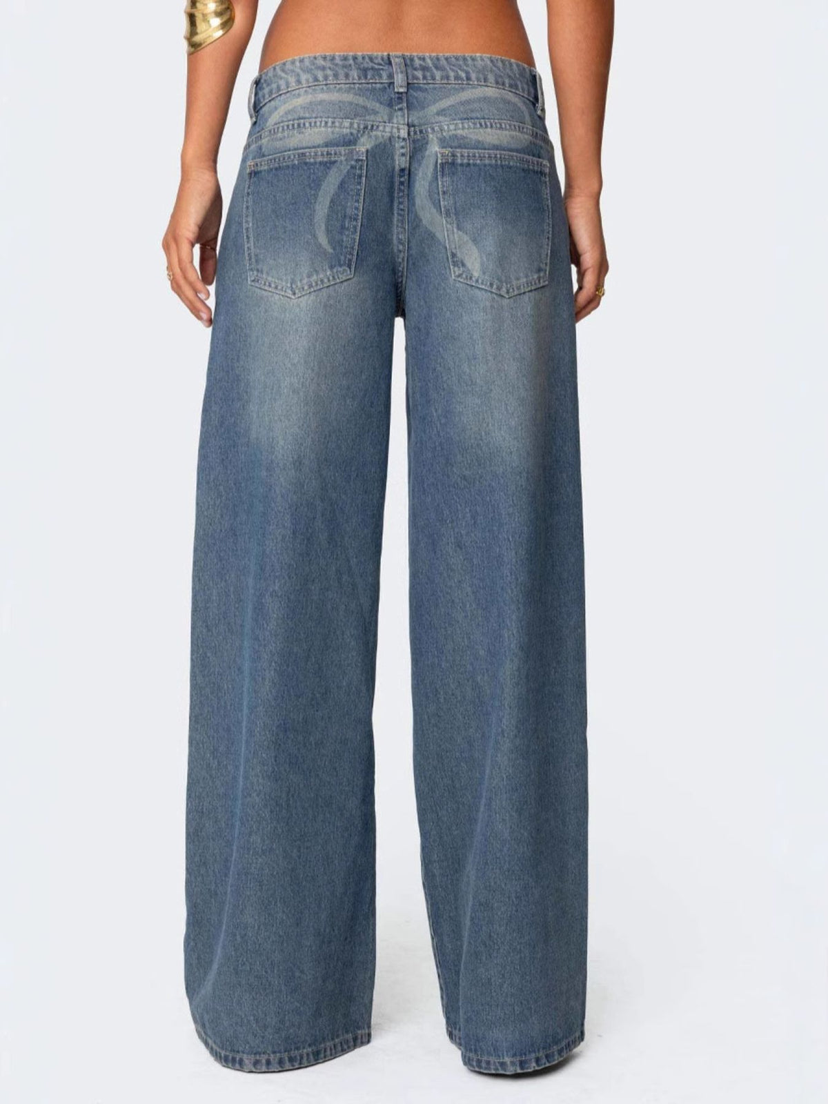 Golvlånga jeans – bild 5