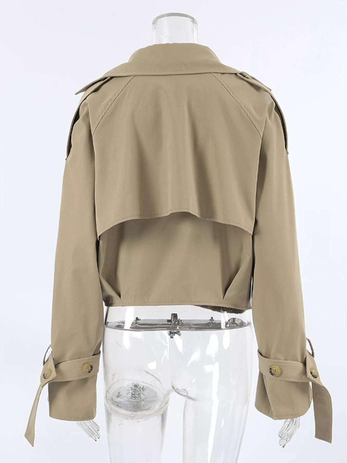 Asymmetrisk trenchcoat – bild 12