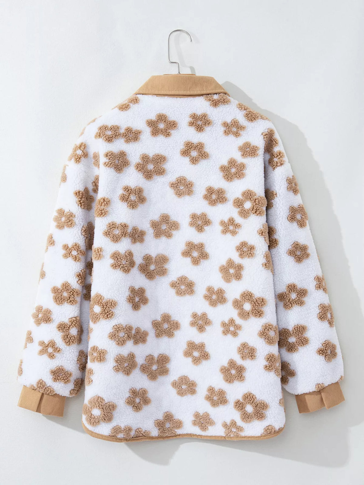 Blommig jacka i fleece – bild 6