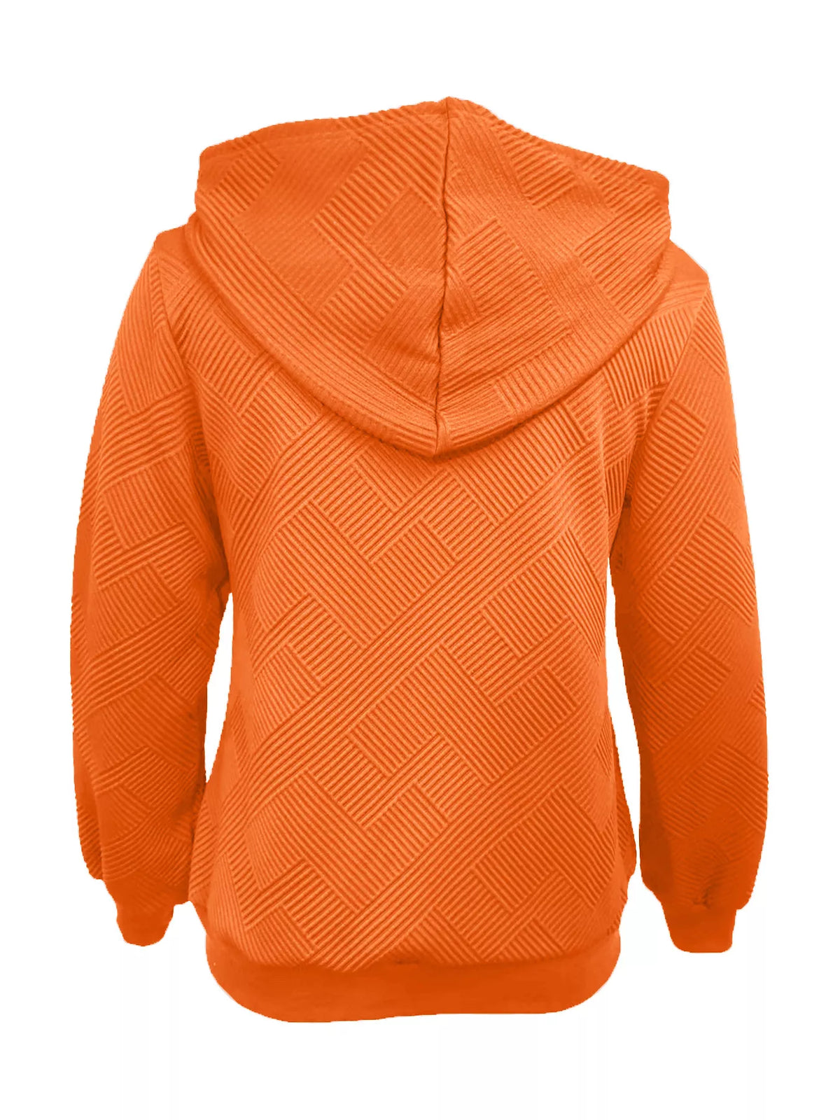 Hoodie med dragsko och dragkedja – bild 5
