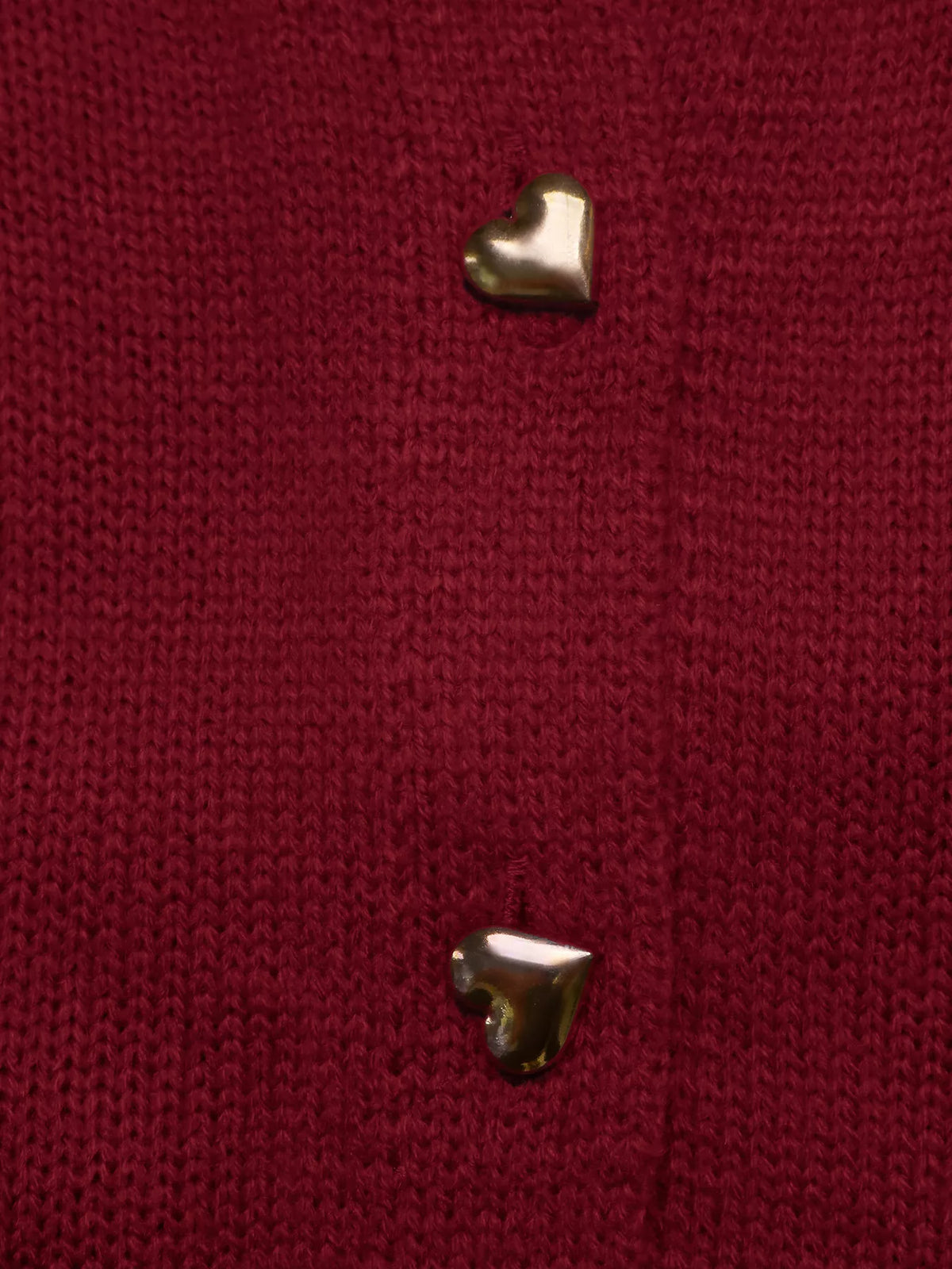 Cardigan med hjärtmotiv och knappstängning – bild 8