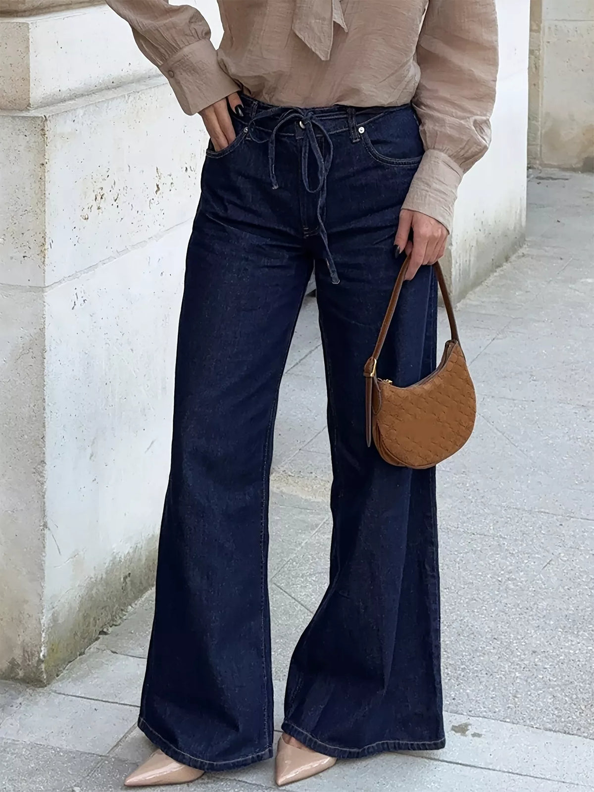 Ledigt sittande jeans