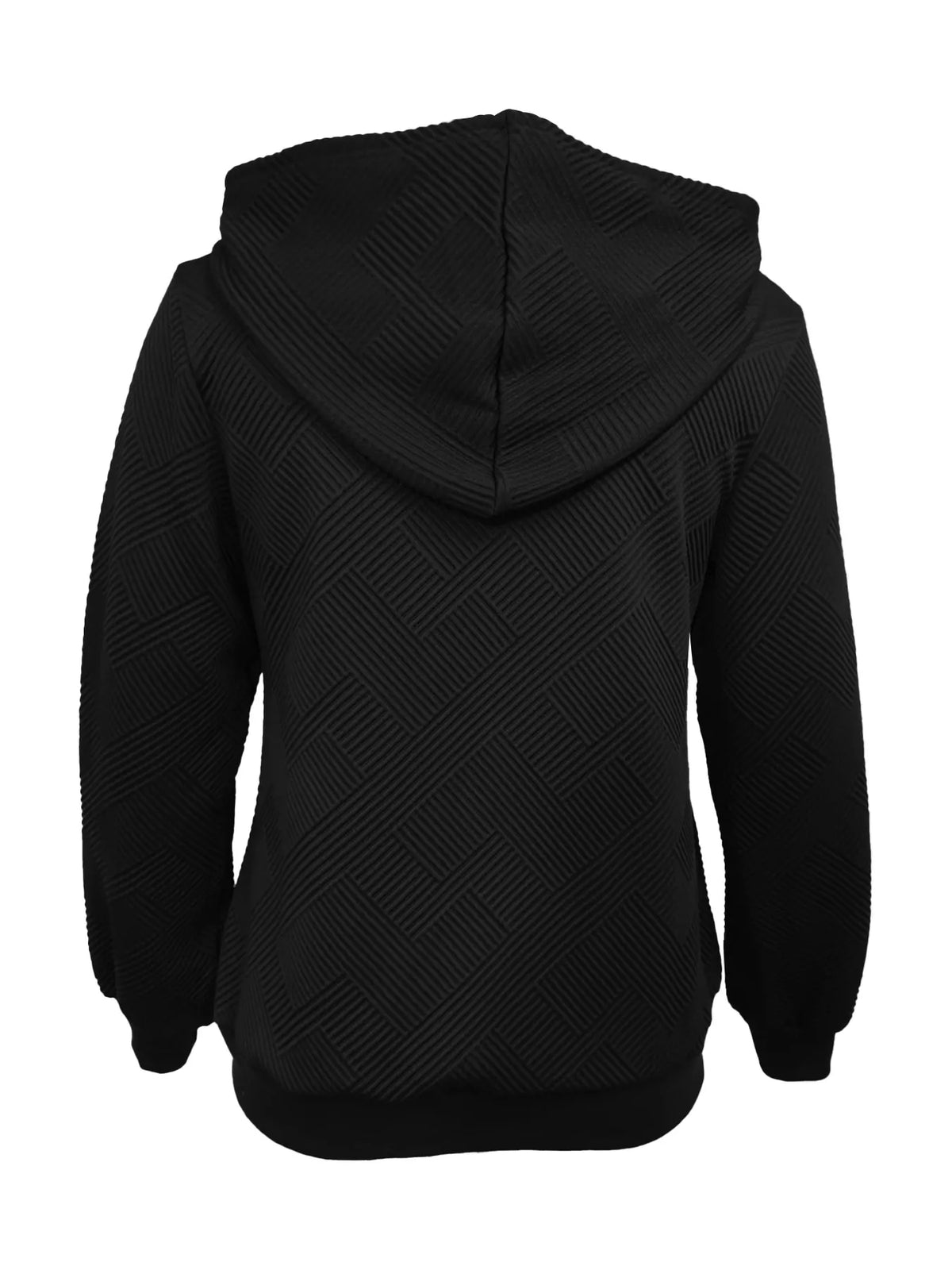 Hoodie med dragsko och dragkedja – bild 11