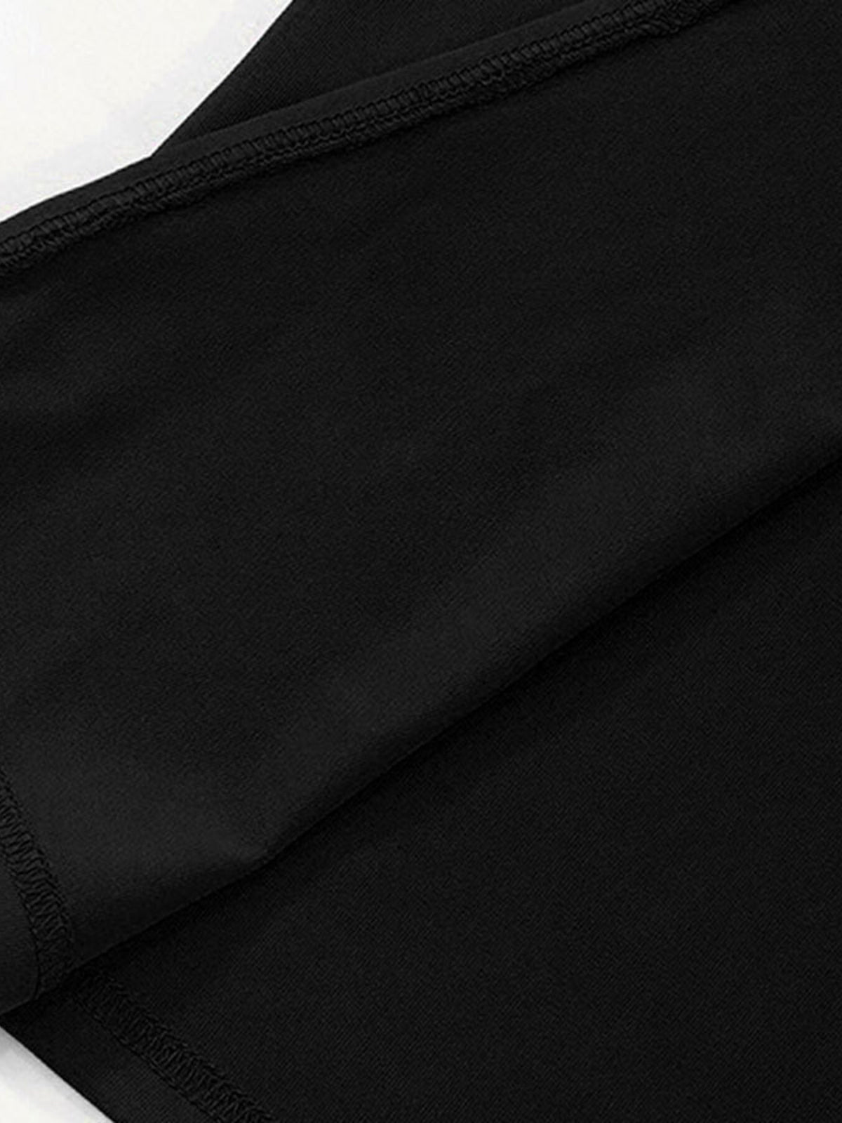 Offshoulder maxiklänning med slits och volang – bild 8