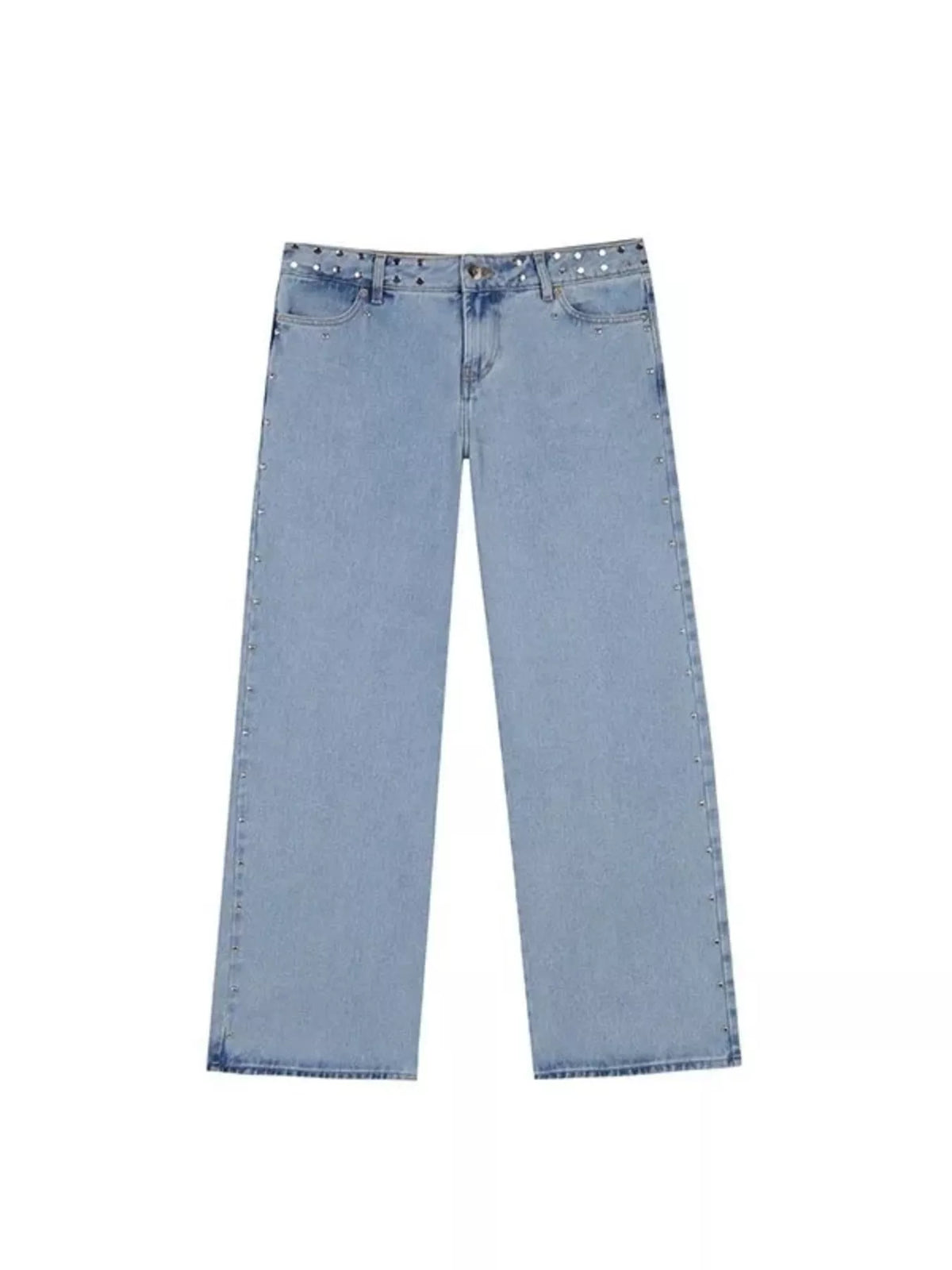 Leopardmönstrade jeans med stjärnmotiv – bild 7